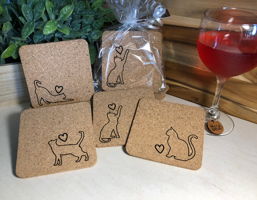 Cat Themed Coasters