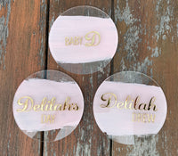 Acrylic Baby Name Plate