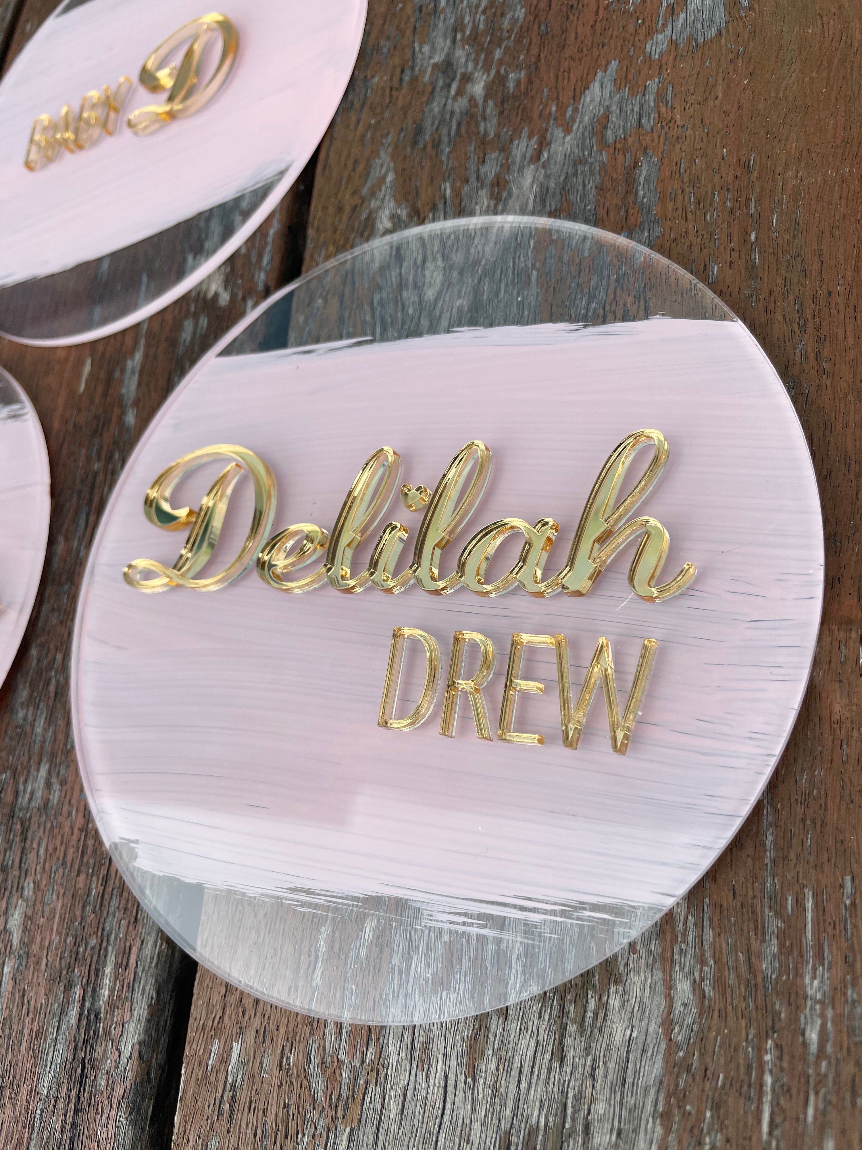 Baby Shower Name Plate craftedthestore