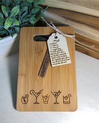 Bamboo Cocktail Cutting Board