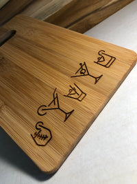 Bamboo Cocktail Cutting Board