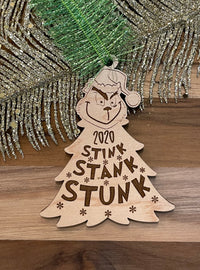 Grinch Christmas Ornament