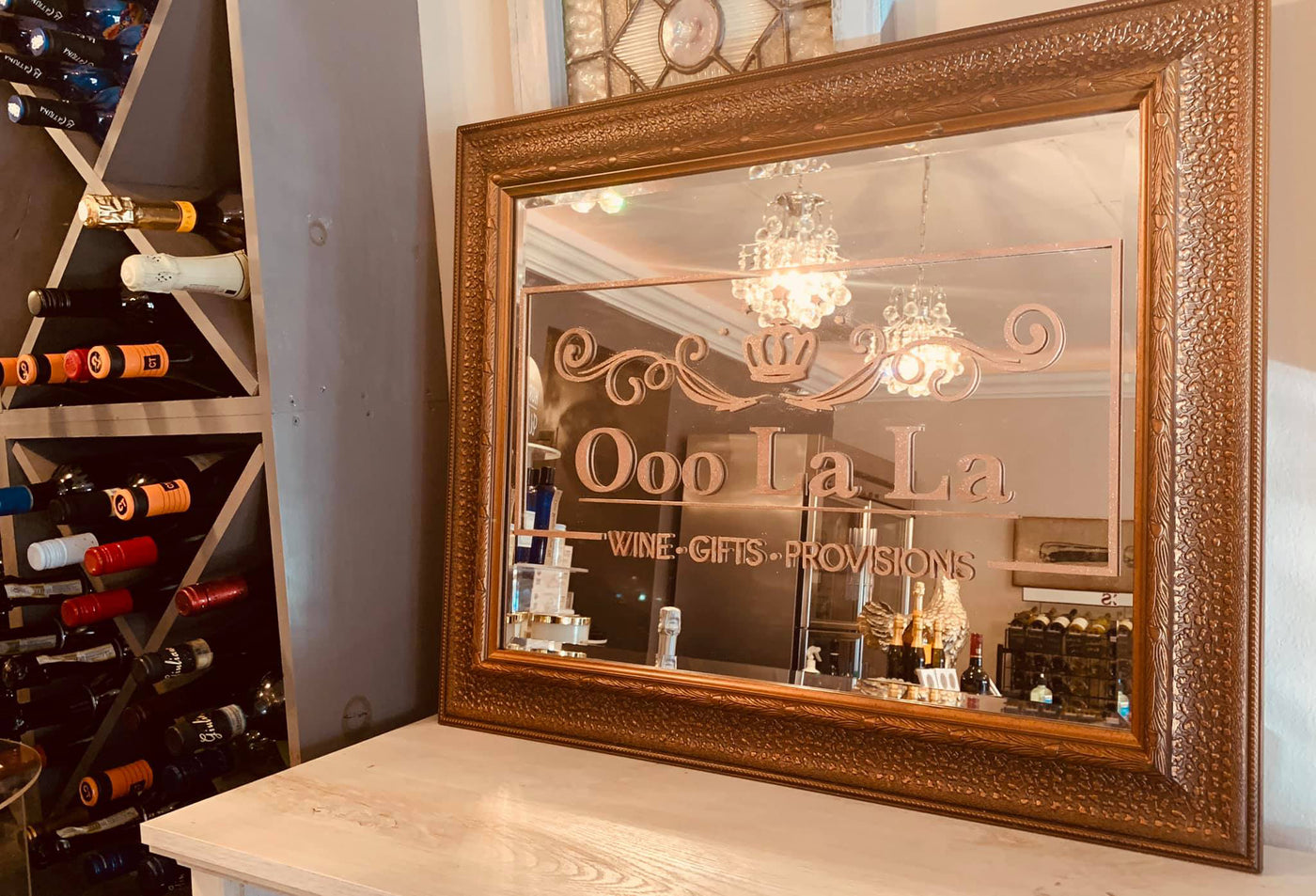 Custom Logo Mirror