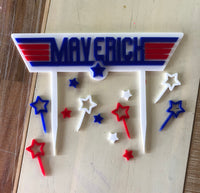 Maverick Cake Topper