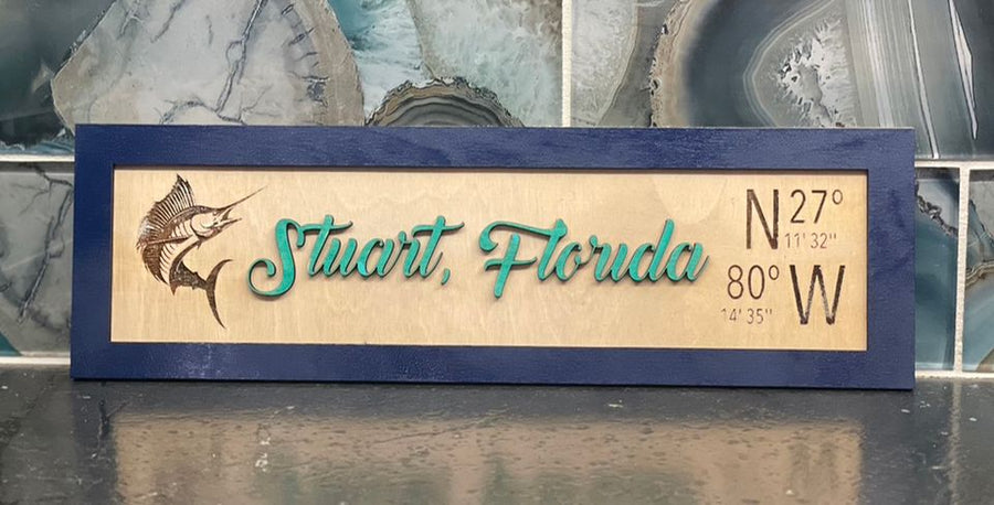 Stuart Nautical Sign Custom Gifts · craftedthestore