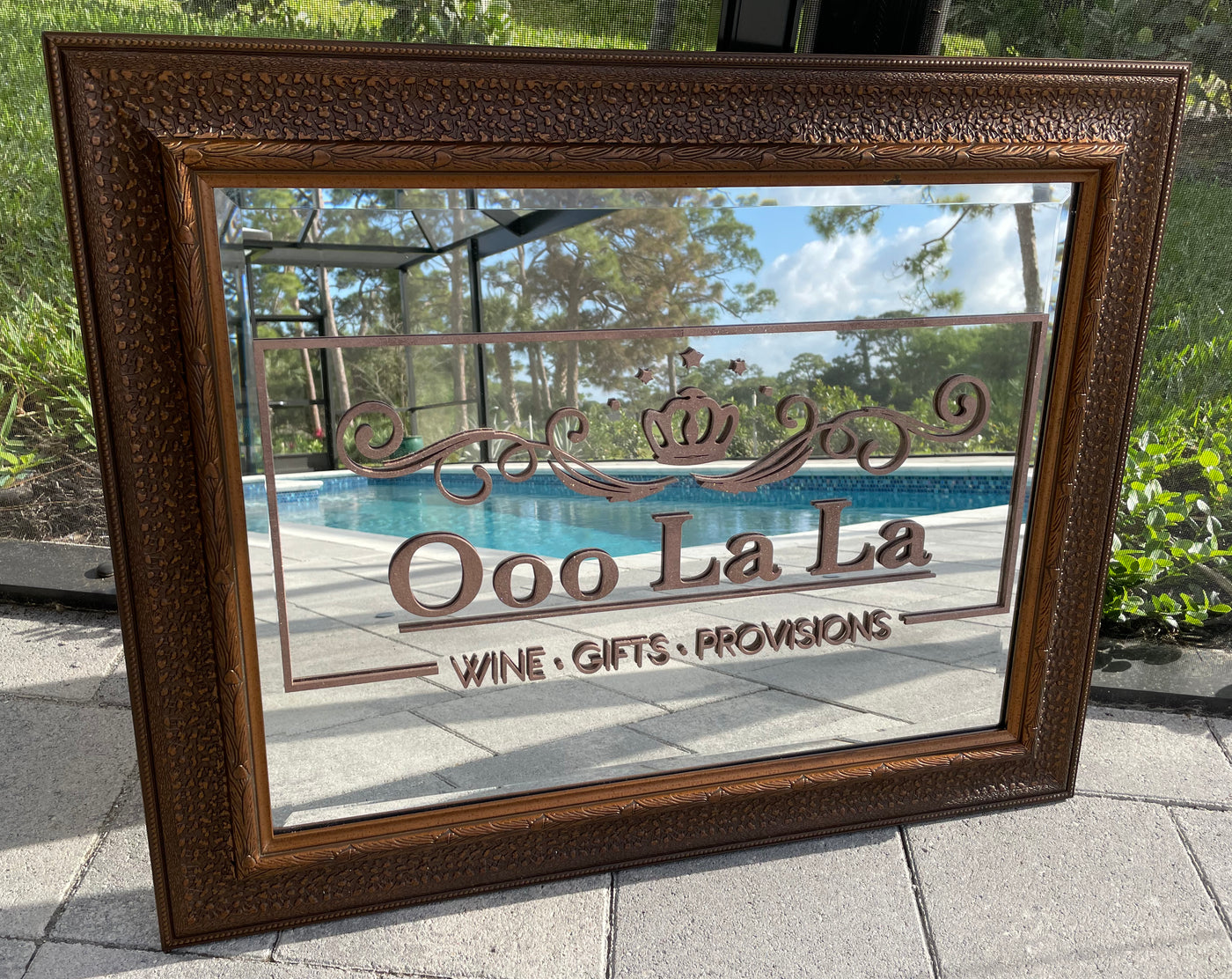 Custom Logo Mirror