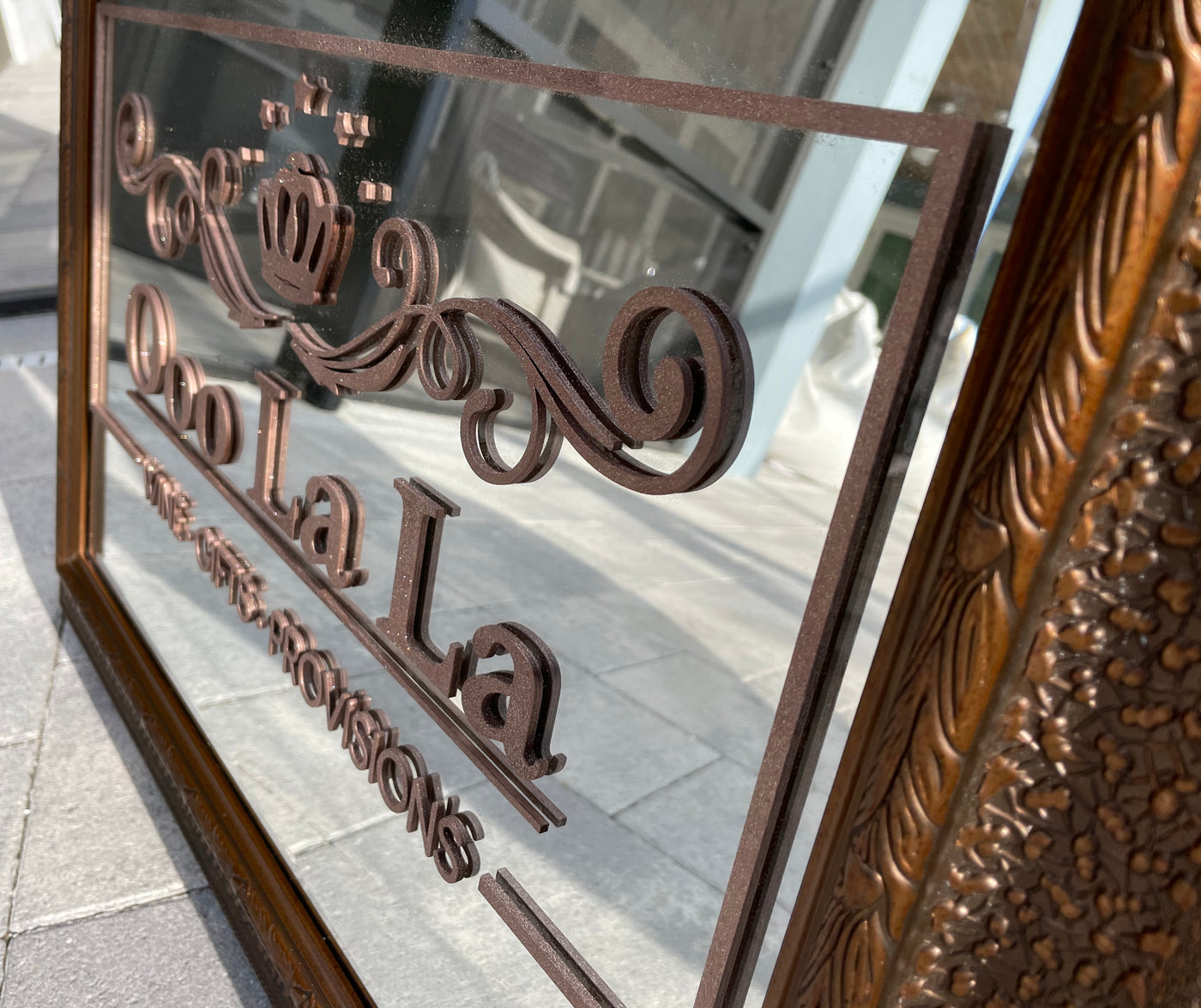 Custom Logo Mirror
