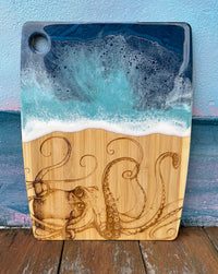 Octopus Resin Cutting Board