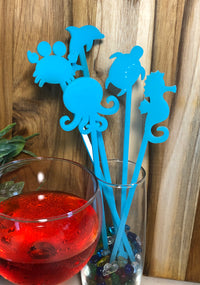 Sea Life Drink Stirrers