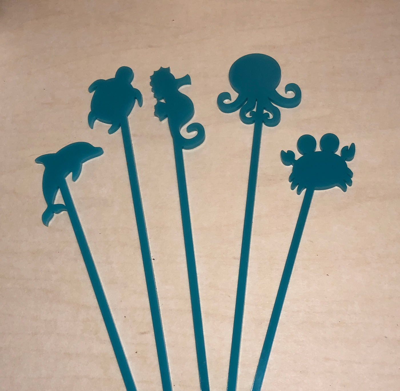 Sea Life Drink Stirrers