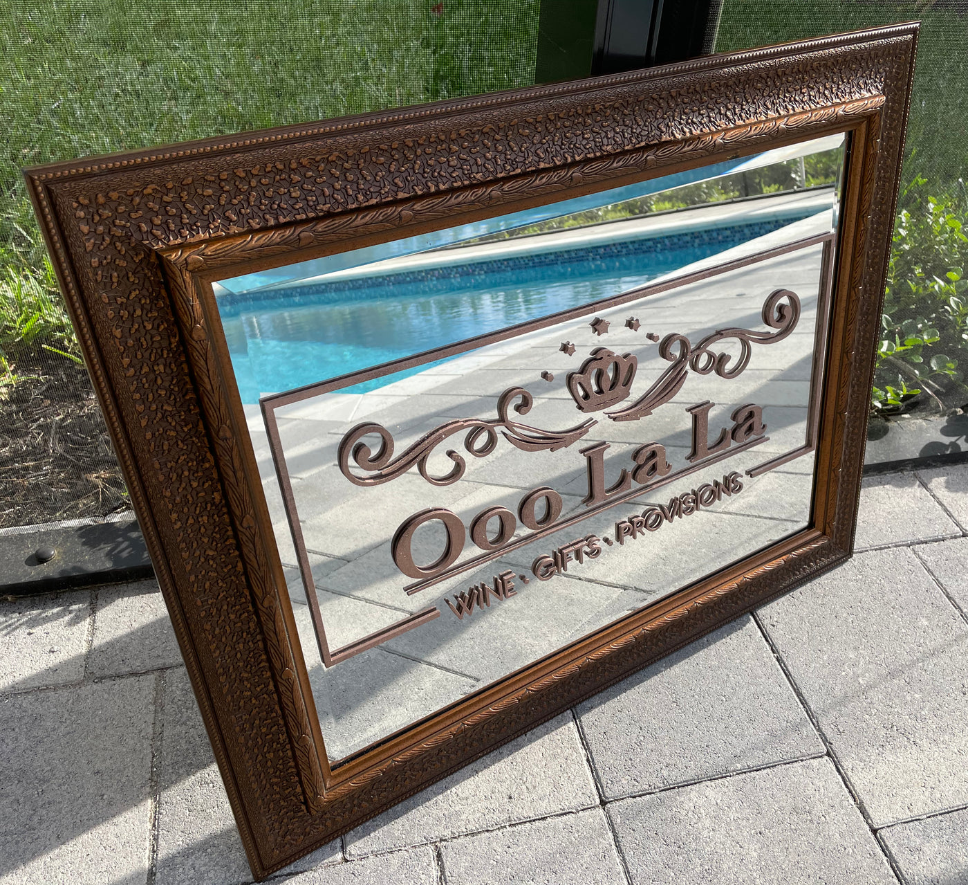 Custom Logo Mirror